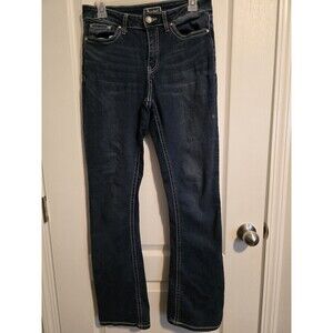 Soundgirl Girls Bootcut Jeans Blue Embroidered Beaded Size 7 RN 162085. 117